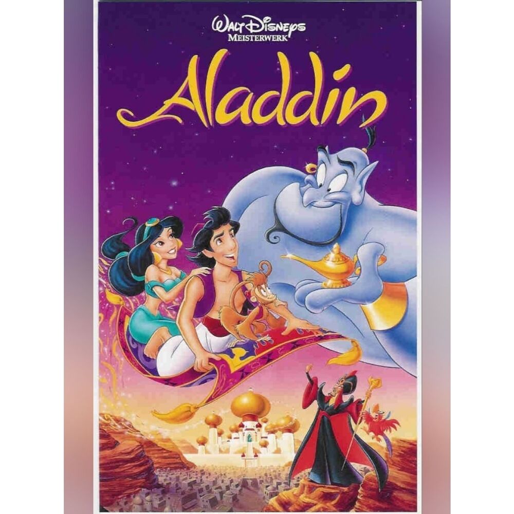 Aladdin Movie Poster Kitchen Fridge Magnet Home Decor